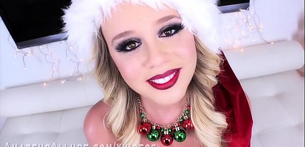  ALEXIS ADAMS GETS A TASTY GIFT FOR CHRISTMAS